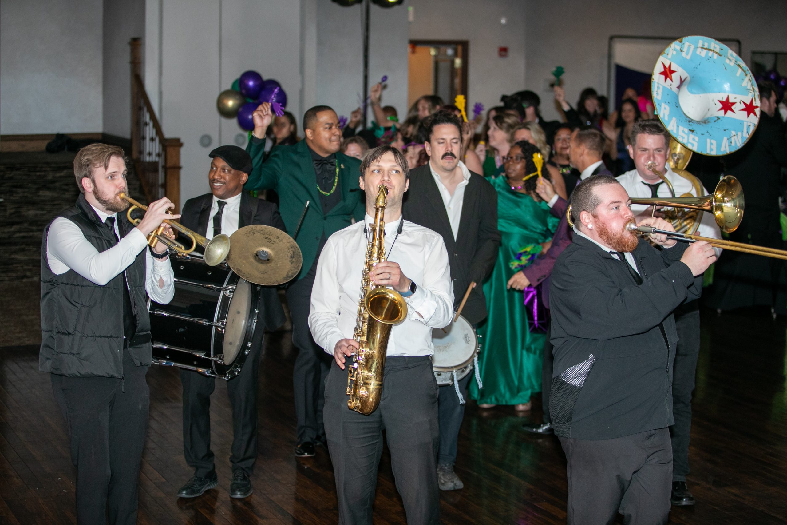 Gala jazz entrance